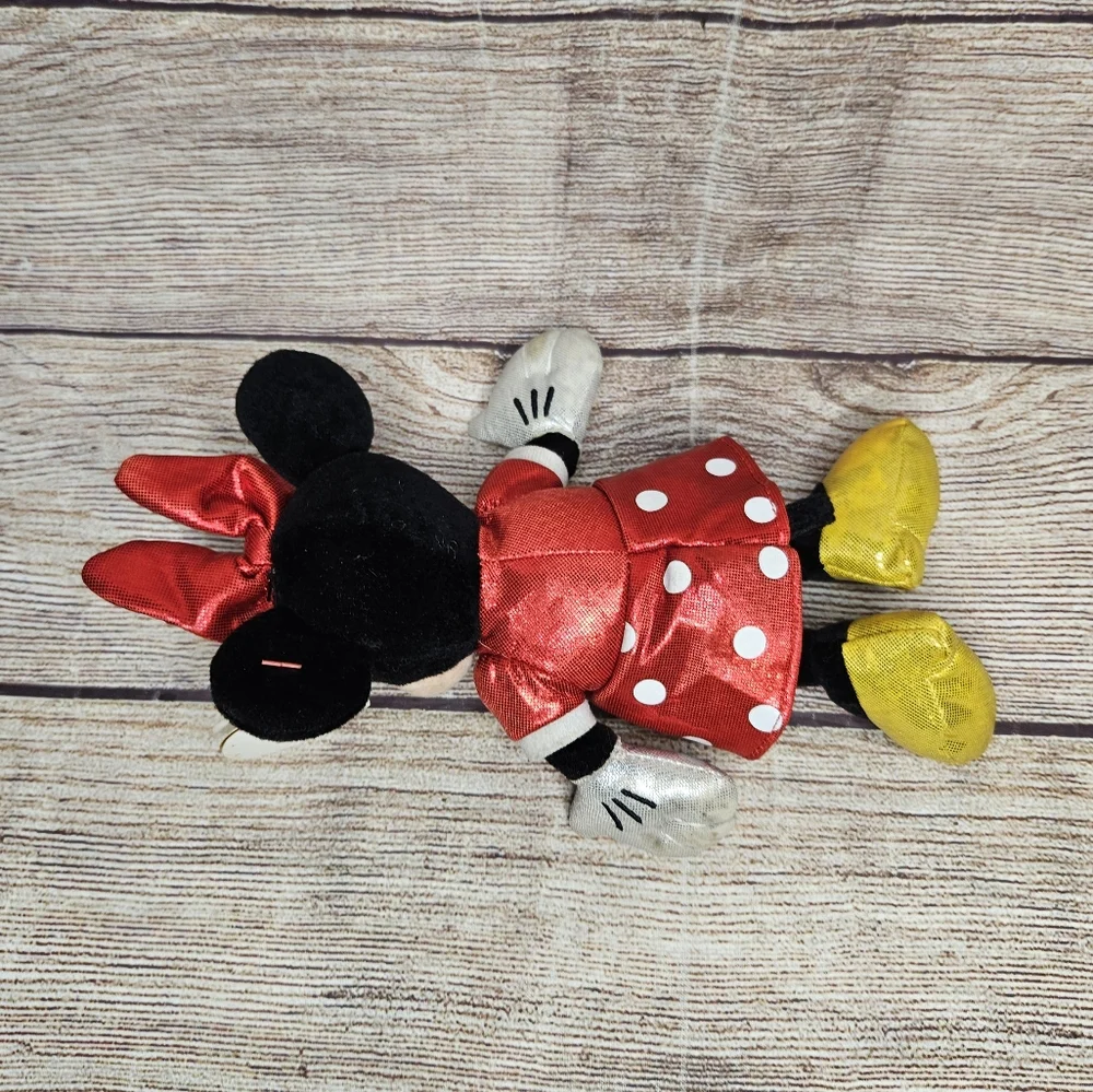 TY beanie babies Disney Minnie Mouse sparkle plush